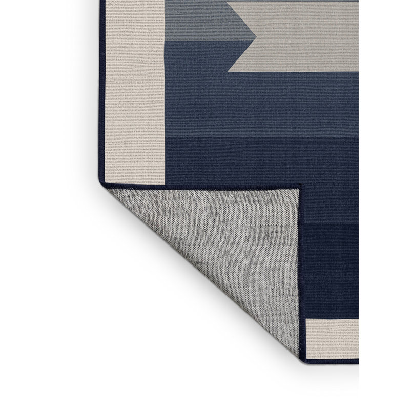 Tapis beige moderne et contemporain délavé à la machine Delancey, 3 X 5