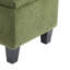Banc avec repose-pieds 51 pouces avec rangement, capacité de 300 lb, pieds en bois d'hévéa, repose-pieds multifonctionnel-1169962749