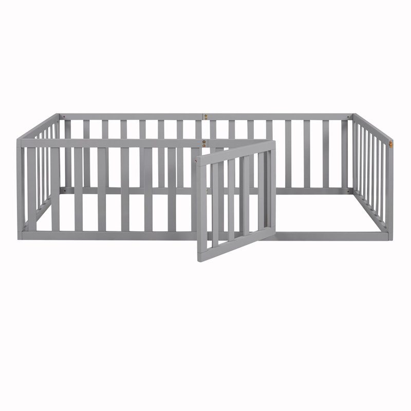 Ameshia Solid Wood Daybed, Gray, Twin