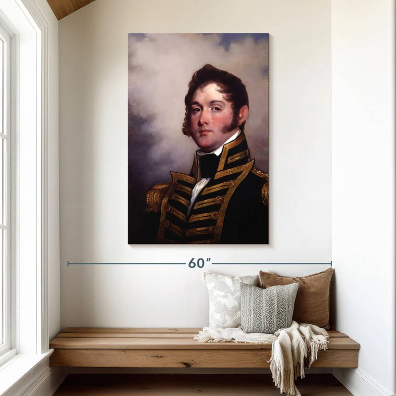 Leisha Commodore Oliver Hazard Perry, H 48 po x l 32 po