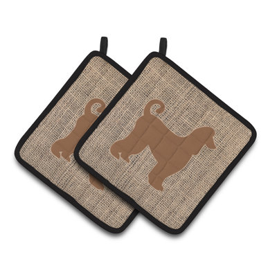 Cuisinier poignée hound east urban home afghan