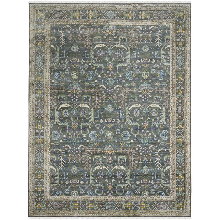 Bristol Hand Knotted Wool Geometric Area Rug