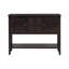 Grande console de rangement rétro Cambridge Series avec quatre petits tiroirs et une tablette inférieure pour les salons, les entrées et les cuisines -1951230141