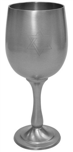Kiddush Cup, H 6 po x l 3 po x P 3 po