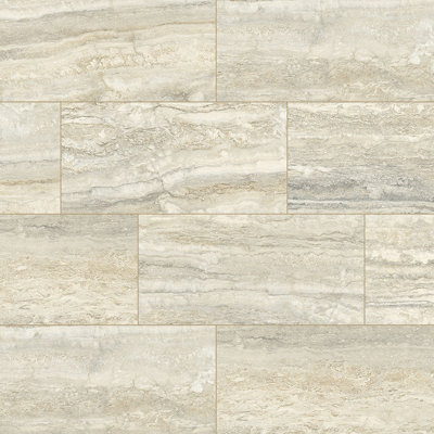 Carrelage en porcelaine poli travertin 12X24 Travino