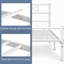 Modern Metal Bed Frame with Cross-design Headboard & Footboard-940498132-940498134