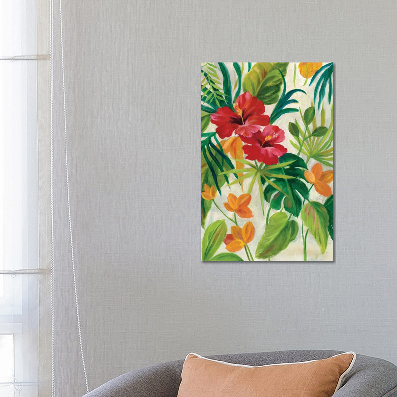 Tropical Jewels II 1 Piece Wrapped Canvas Painting, 66.04 cm H x 45.72 cm W x 3.175 cm D