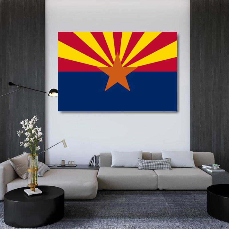 État de l'Arizona, H 32 po x l 48 po