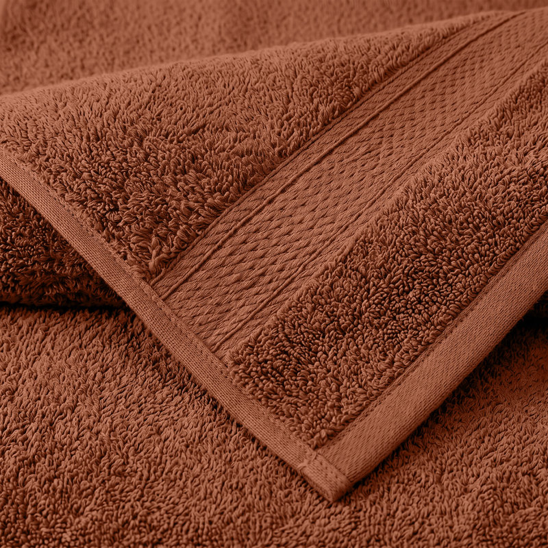 Coton luxueux et hautement absorbant Renata, Rouille