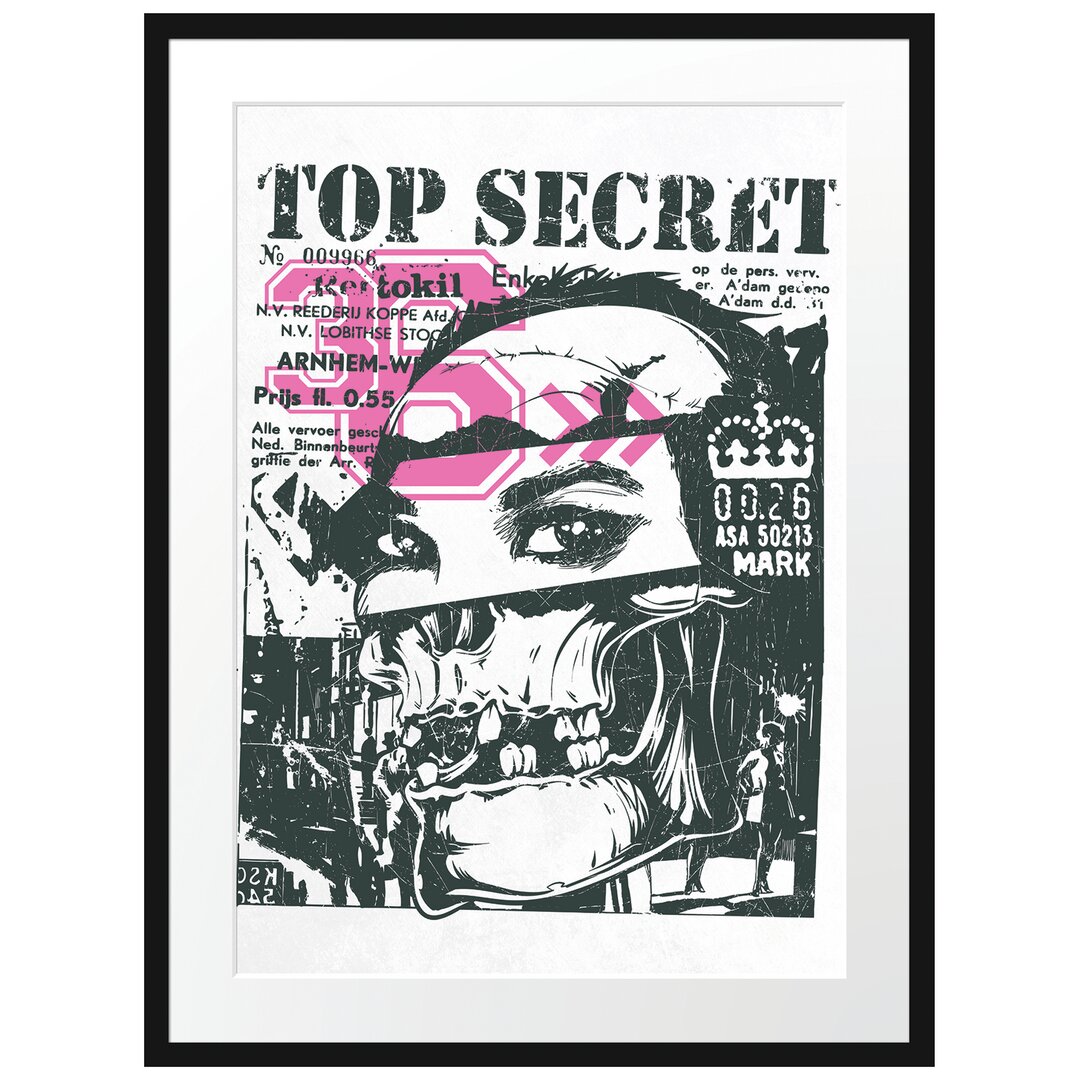 Gerahmtes Poster Top Secret Light