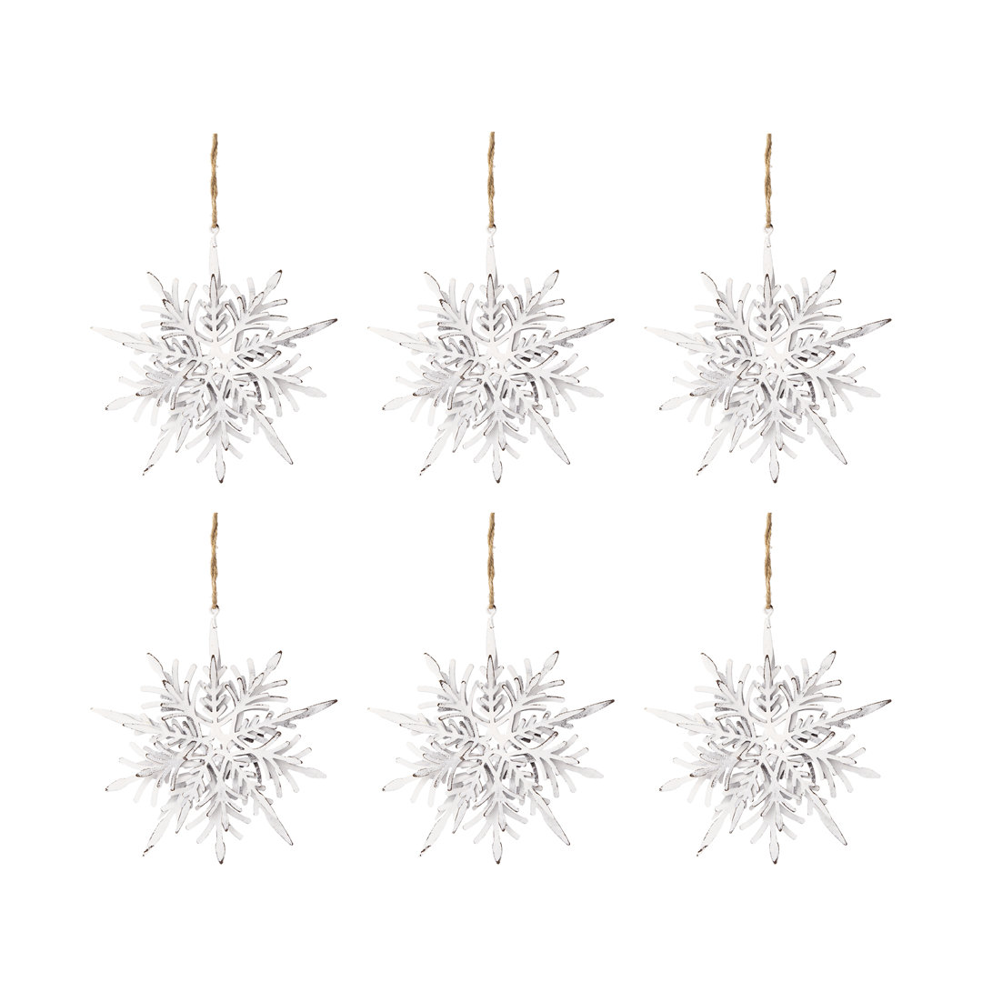 Snowflake Hanger (Set of 6) The Holiday Aisle®