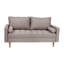 Compact Upholstered Tufted Loveseat With Wooden Legs-88754090