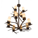 Rustic Lodge 12 - Light Chandelier