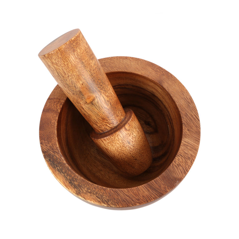 Flanagan Wood Mortar And Pestle Set