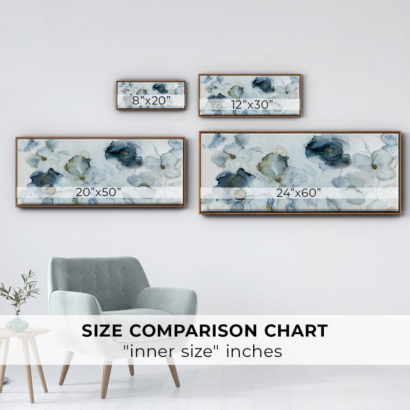 Flowering Indigo- Framed Canvas