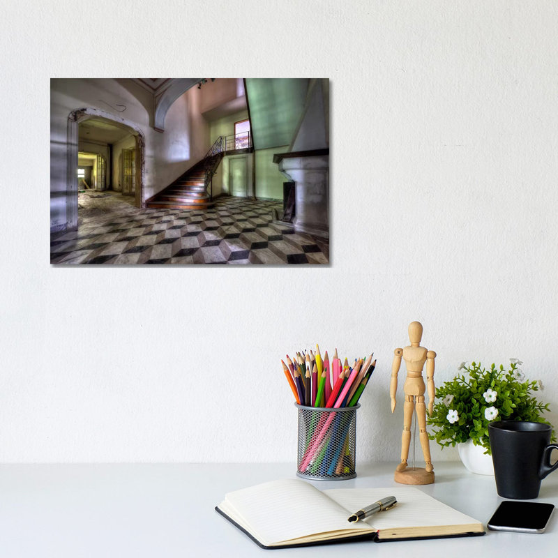 Chateau Le Chat Noir by Ivo Sneeuw - Wrapped Canvas Print, 20.32 cm H x 30.48 cm W