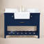 Meuble-lavabo simple 48 po avec dosseret Pelaghia-57367806