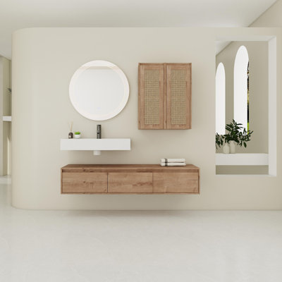 Meuble-lavabo mural
