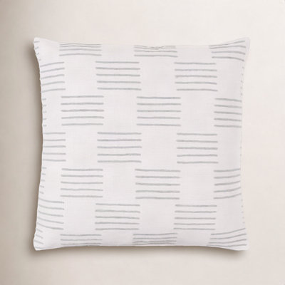 Layten Geometric Cotton Throw Pillow