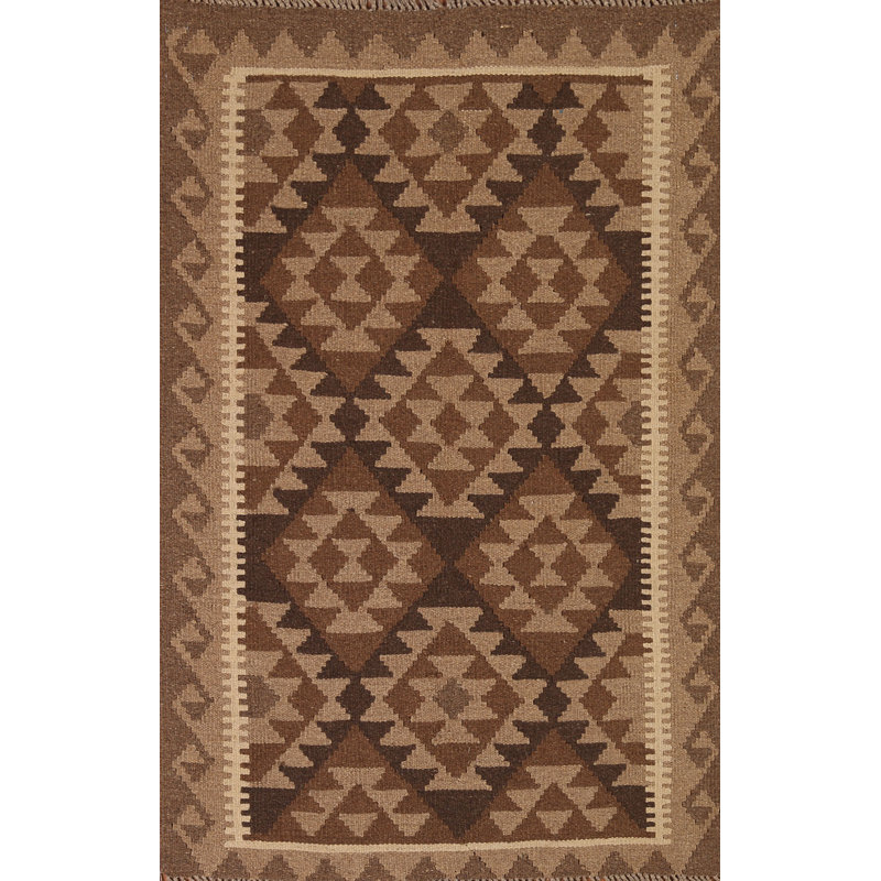 Tapis oriental géométrique Kilim 3 x 5