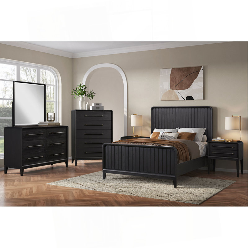 Premium Bed - Peppercorn, Twin, Black