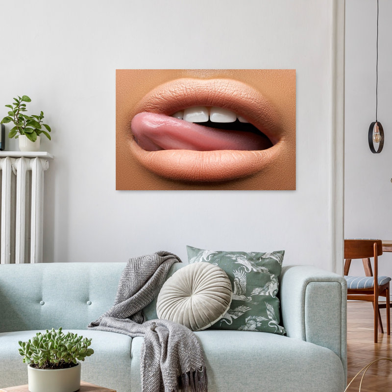 Impression d'art contemporain sensuel, 24" H x 36" W