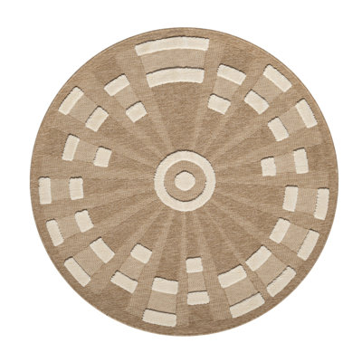 Tapis rond rond Krisslyn