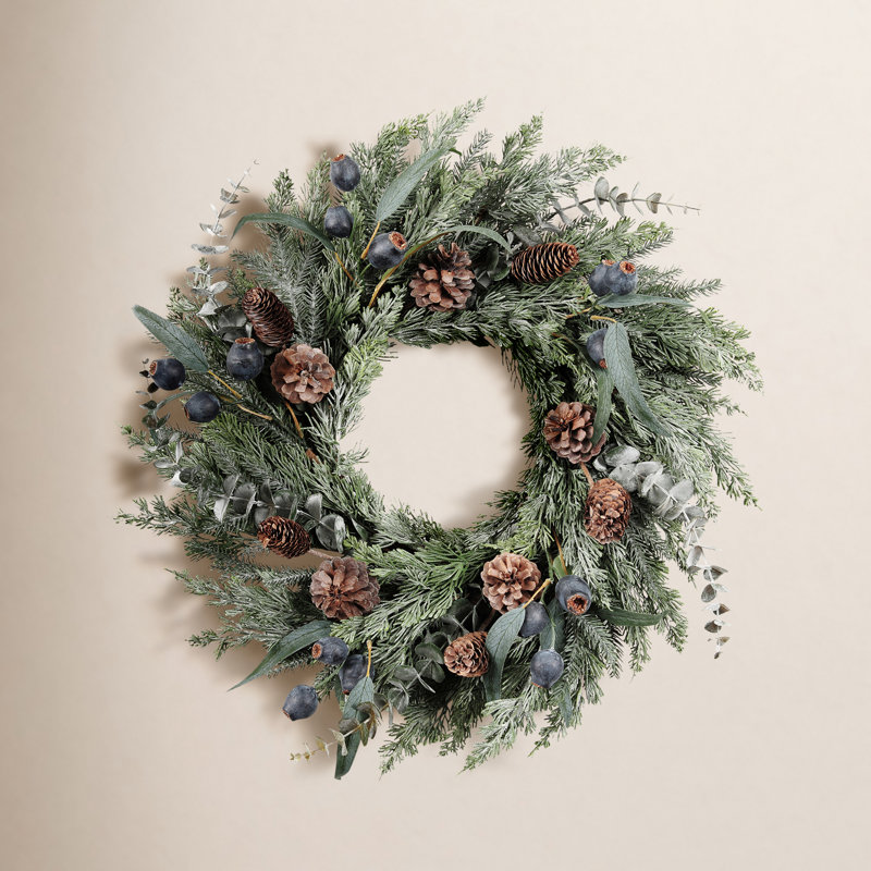 Eucalyptus Cedar Mixed Pine Wreath