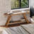 60" Naturally Weathered Reclaimed Solid Wood Console Table-945948026