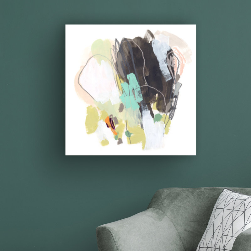 Abstract Modern Multicolor Canvas Art Print, 24" x 24"