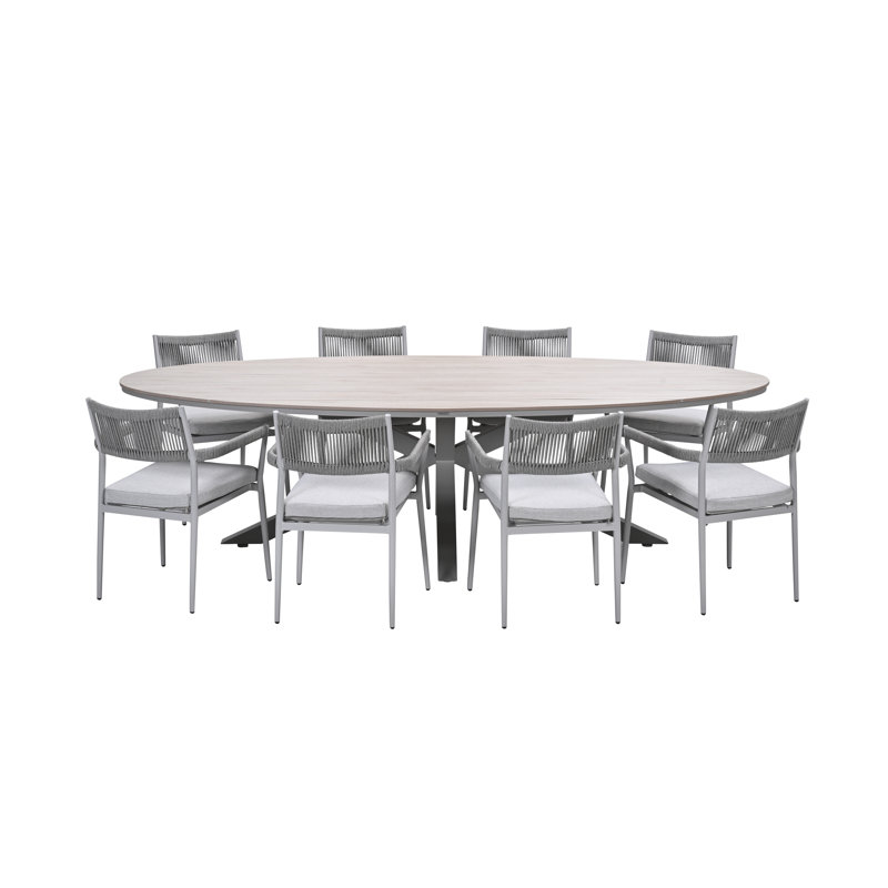 Parkesburg 8 Seater with Barcelona Dining Chairs