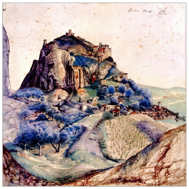 'View of Arco' Painting Print