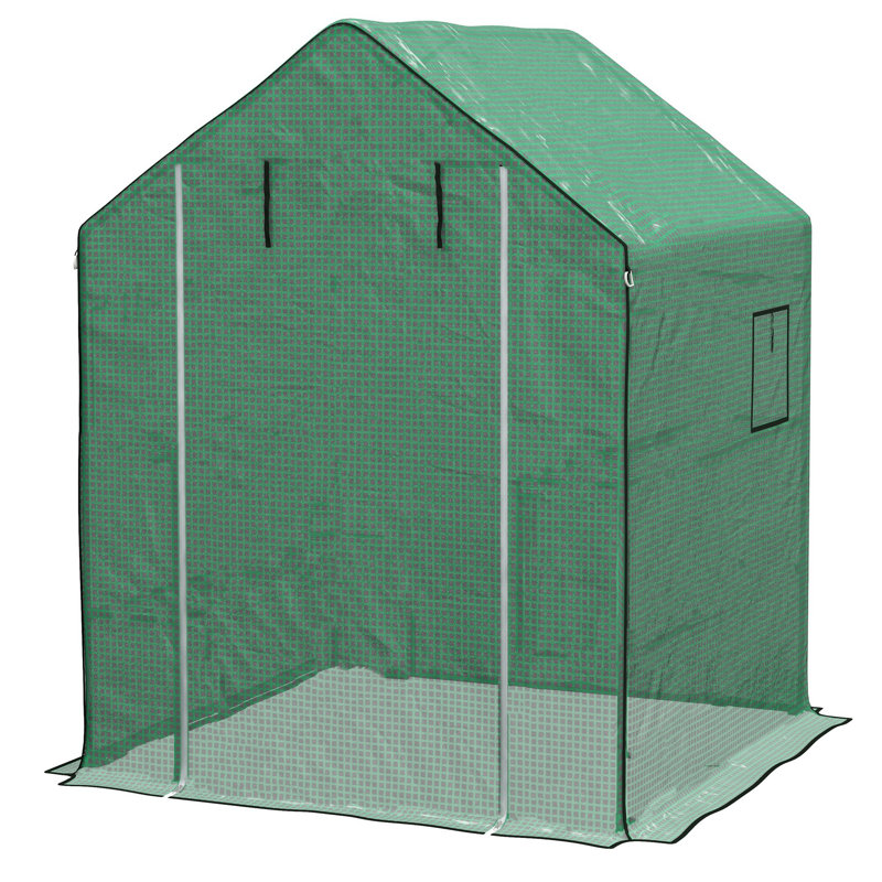 Brinna Shade Cloth and Cover, White, 190cm H x 140cm W x 143cm D
