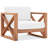 Anguilla Teak Patio Chair with Cushions-86506437