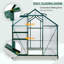 Serre de loisir en polycarbonate à structure en aluminium 6,2 pi x 6,2 pi-92441692-114500706