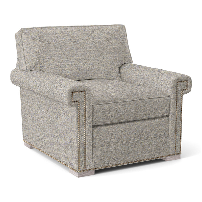 Fauteuil 36 po Davidson, Oui, Tempête Impala, Gris tourterelle