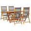 Garden Dining Set Folding Manual 5 Pcs-1069025192