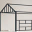 Lit mezzanine en métal Misty House Design-313104799-313104798