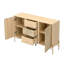 Audrius 120 Cm Wide 3 Drawer Sideboard