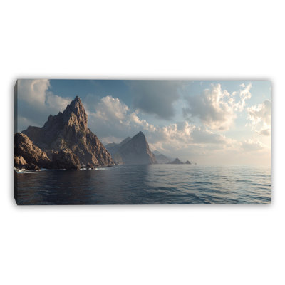 Art mural sur toile Coastal Cliff