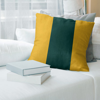 Striped Linen Reversible Pillow Cover