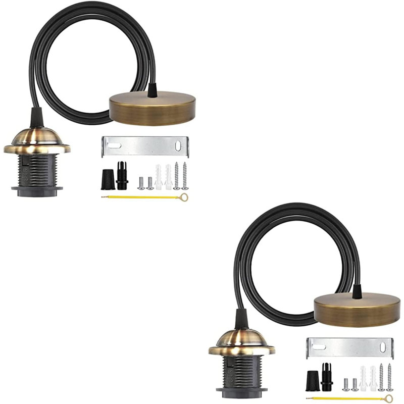 Amonnie 1 - Light Pendant, Green Brass/Black