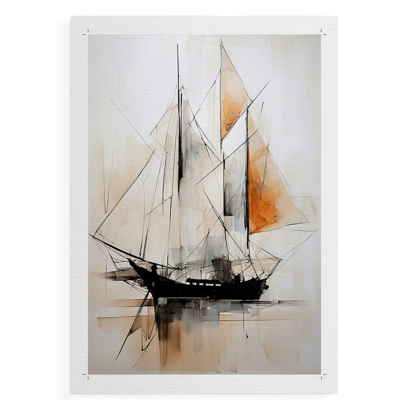 NAUTICAL Series CECLXV III - Impression sur toile seulement - NON CADRE, H 12 po x l 8 po