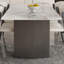 Table d'appoint domestique en acier inoxydable brillant-293079634
