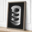 Stacked Metal Rings Industrial - Wrapped Canvas-1932307264-1932307319