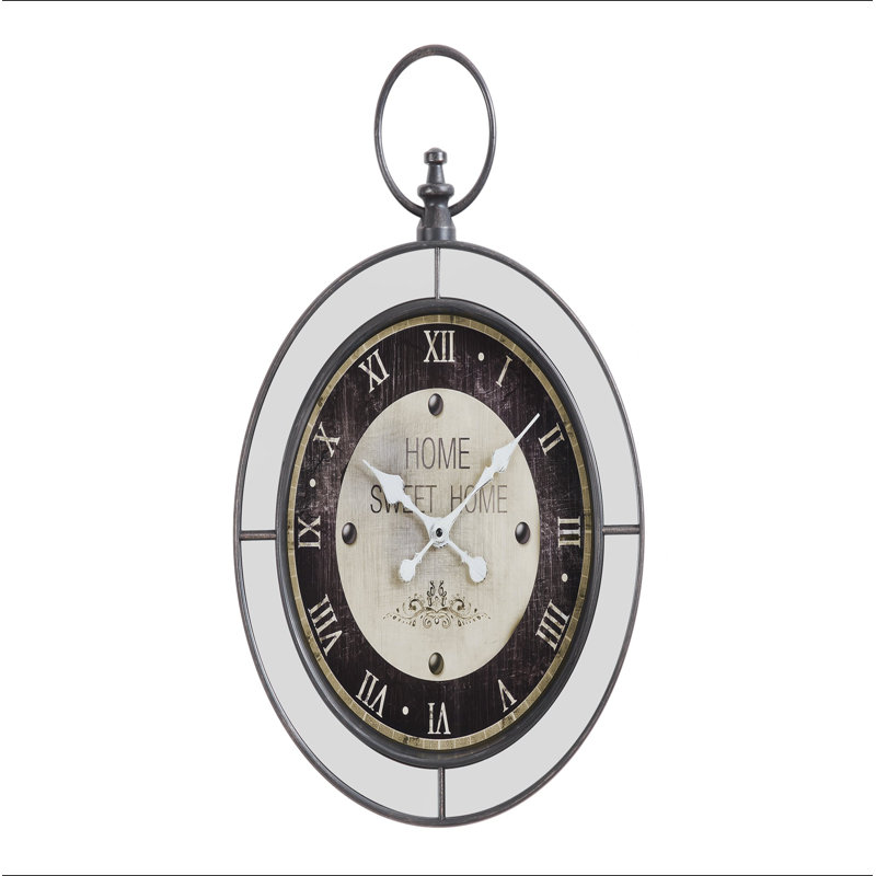 Clocks, 18" Round, Wall Clock, Mirror, Transitional