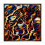 «Abstract Face Pattern Art II», reproduction sur toile encadrée-1044324358-1044324352