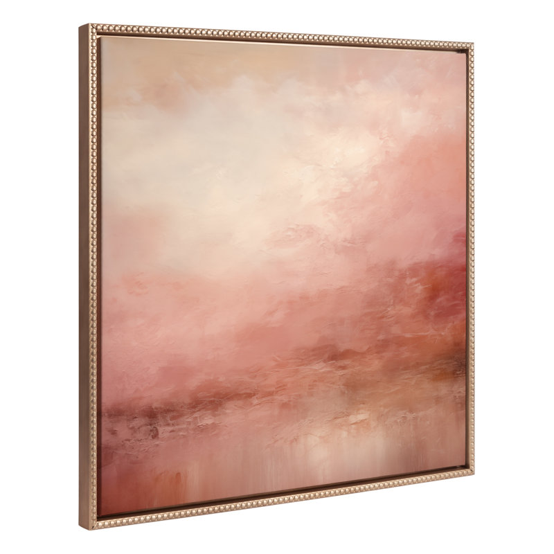 Colorful Tonal Abstract by The Creative Bunch Studio Framed Canvas Wall Art Print