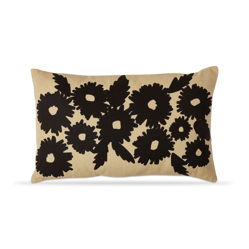 Krista Floral Cotton Throw Pillow