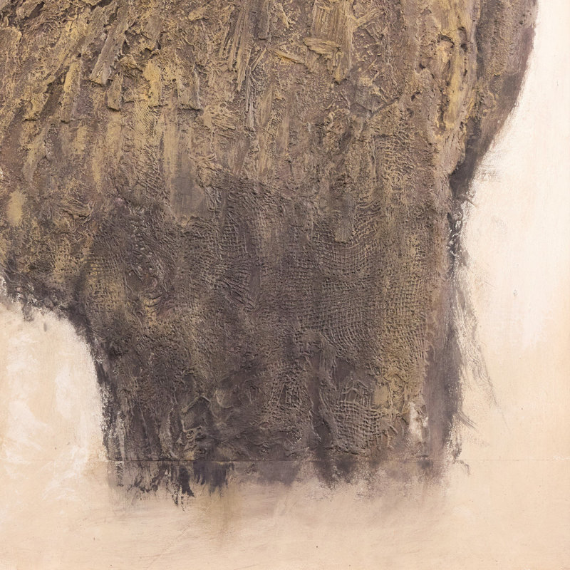 Bison Framed Painting, H 48" x W 48"